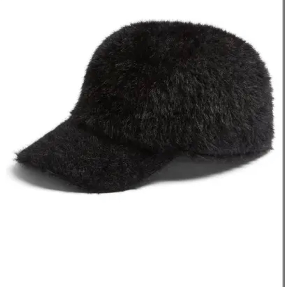Topshop faux fur cap! Never worn!